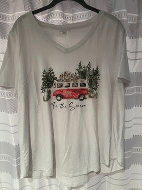 Maurices ‘Tis The Season Tee with Red Camper Graphic